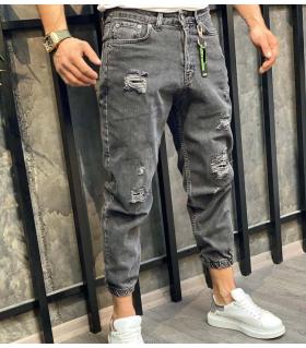 Παντελόνι jean ανδρικό με λάστιχο TR6118OSC