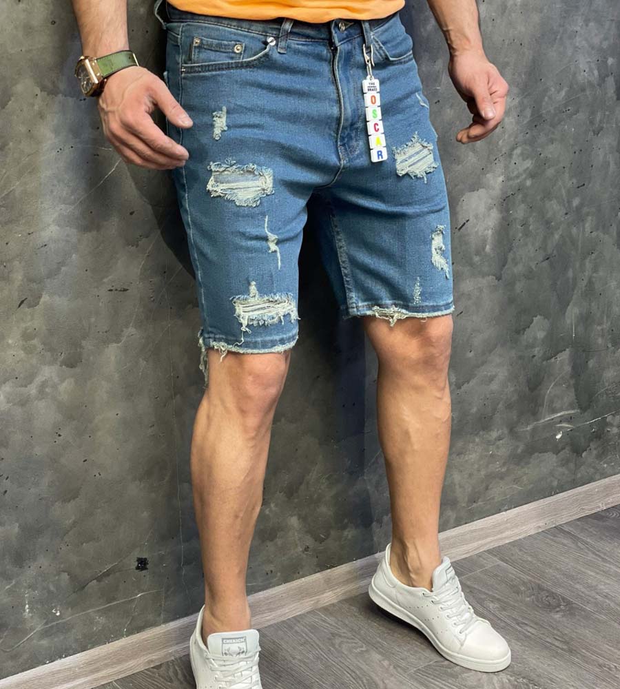 Mens jean shorts TR700OSC