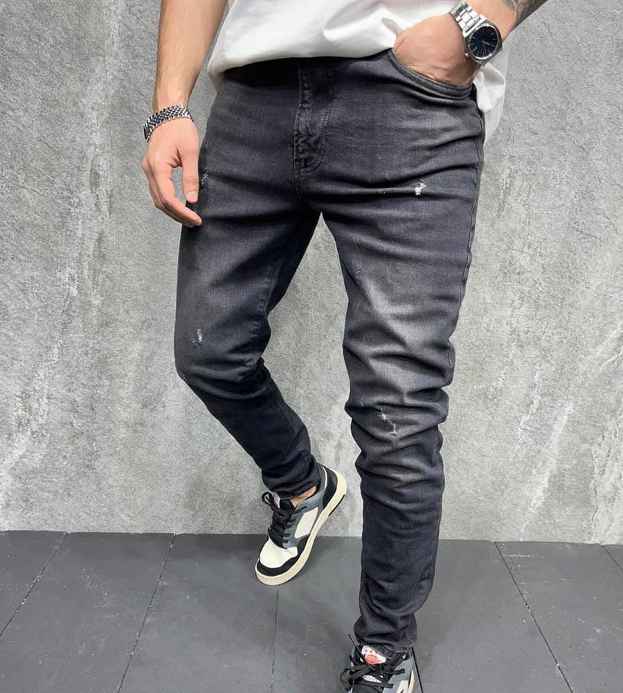 Skinny jean παντελόνι slash B6780