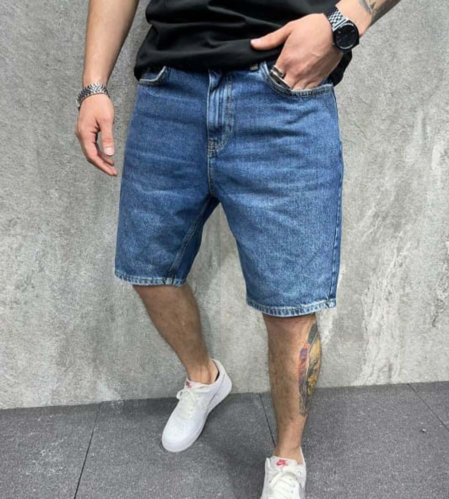 Men's jean shorts B8139