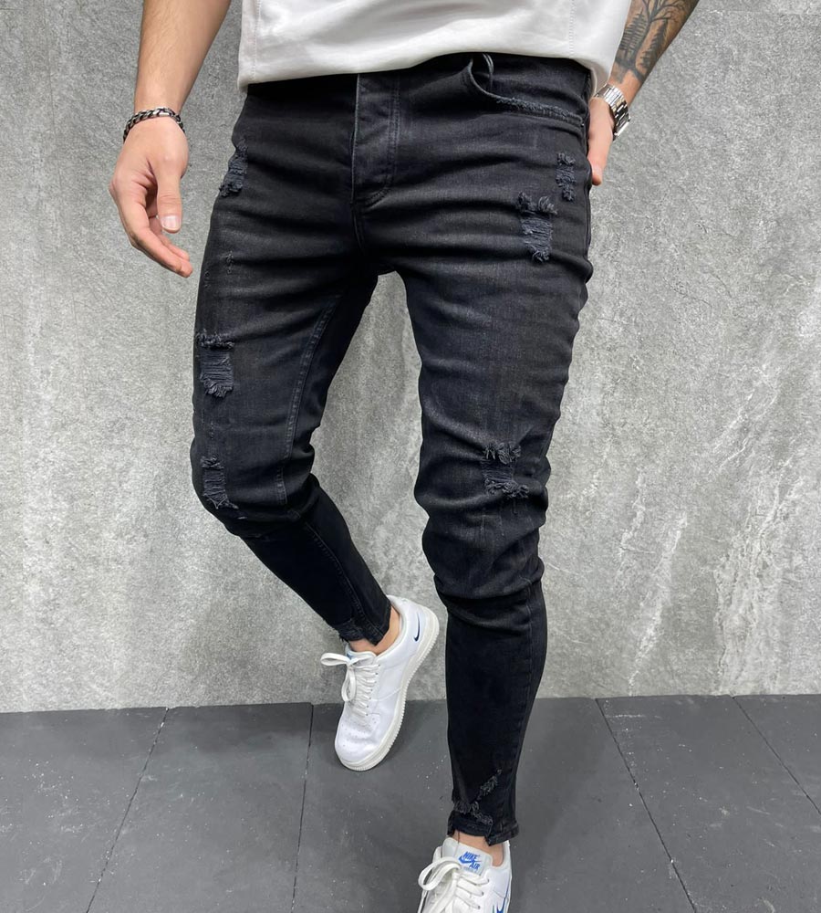 Skinny jean παντελόνι slash B8177