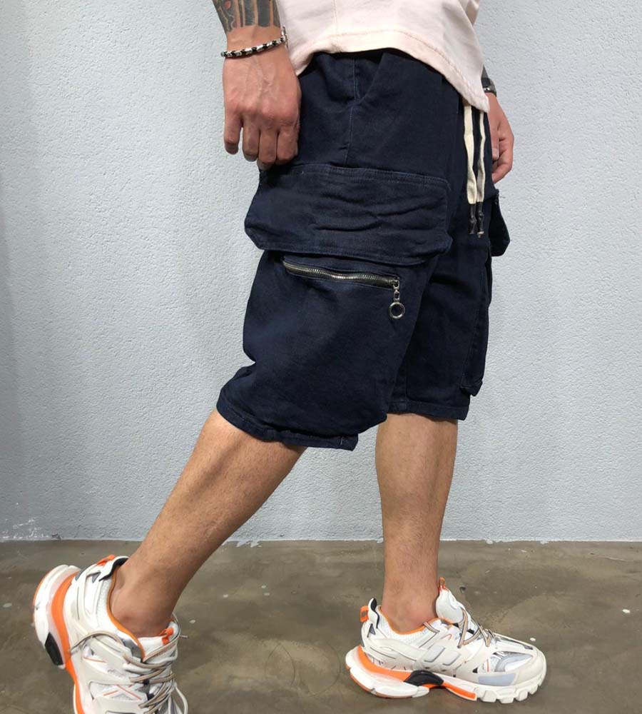 Mens cargo jean shorts BL3399