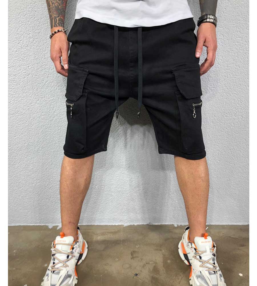 Mens cargo jean shorts BL3399