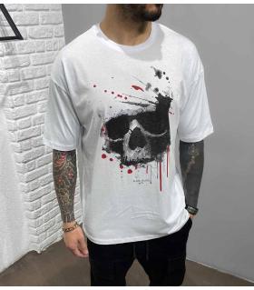 T-shirt ανδρικό oversized -Skull- BL41218