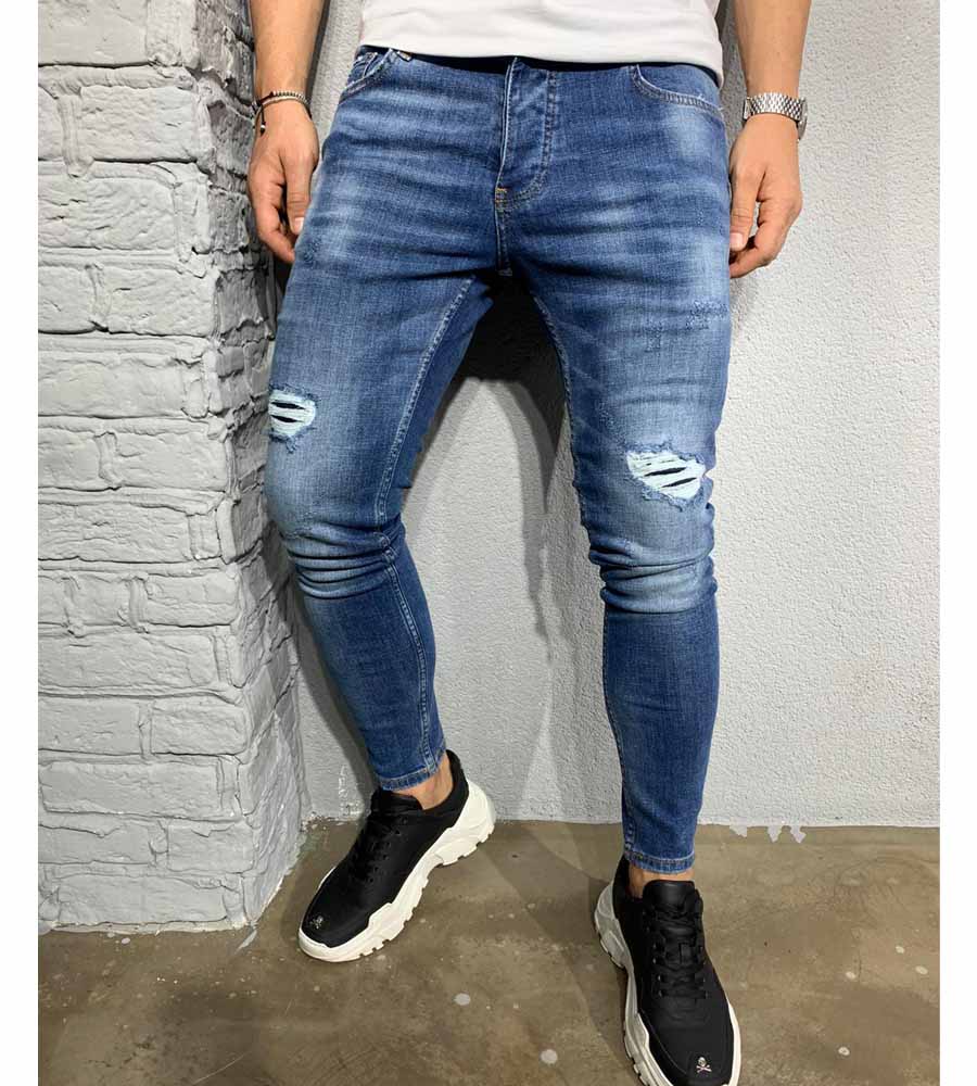 Skinny jean παντελόνι slash BL5228