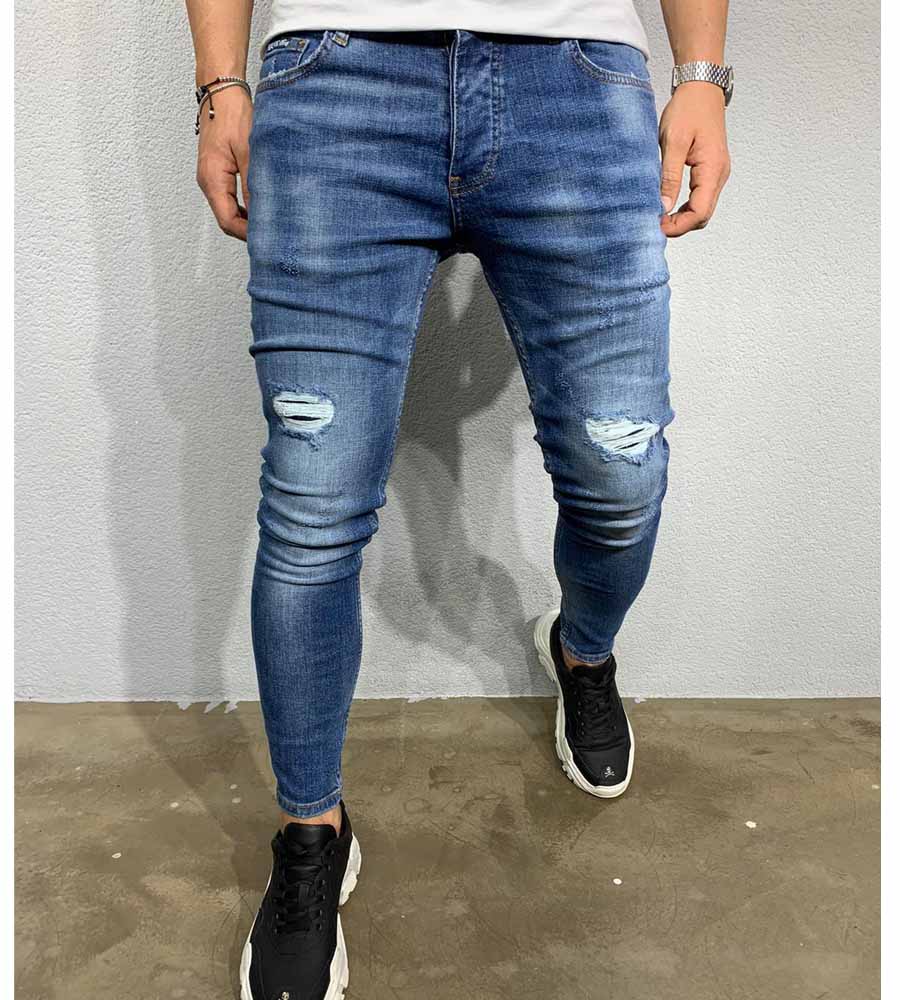Skinny jean παντελόνι slash BL5228