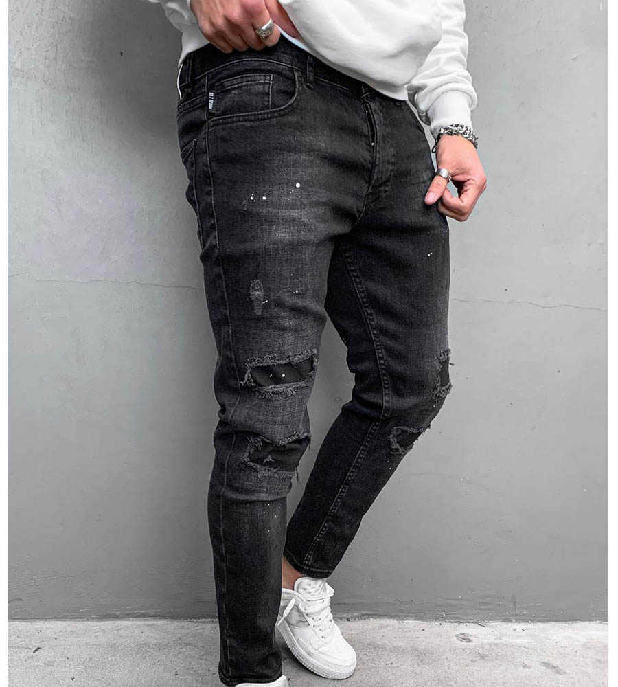 Skinny jean παντελόνι slash BL6510