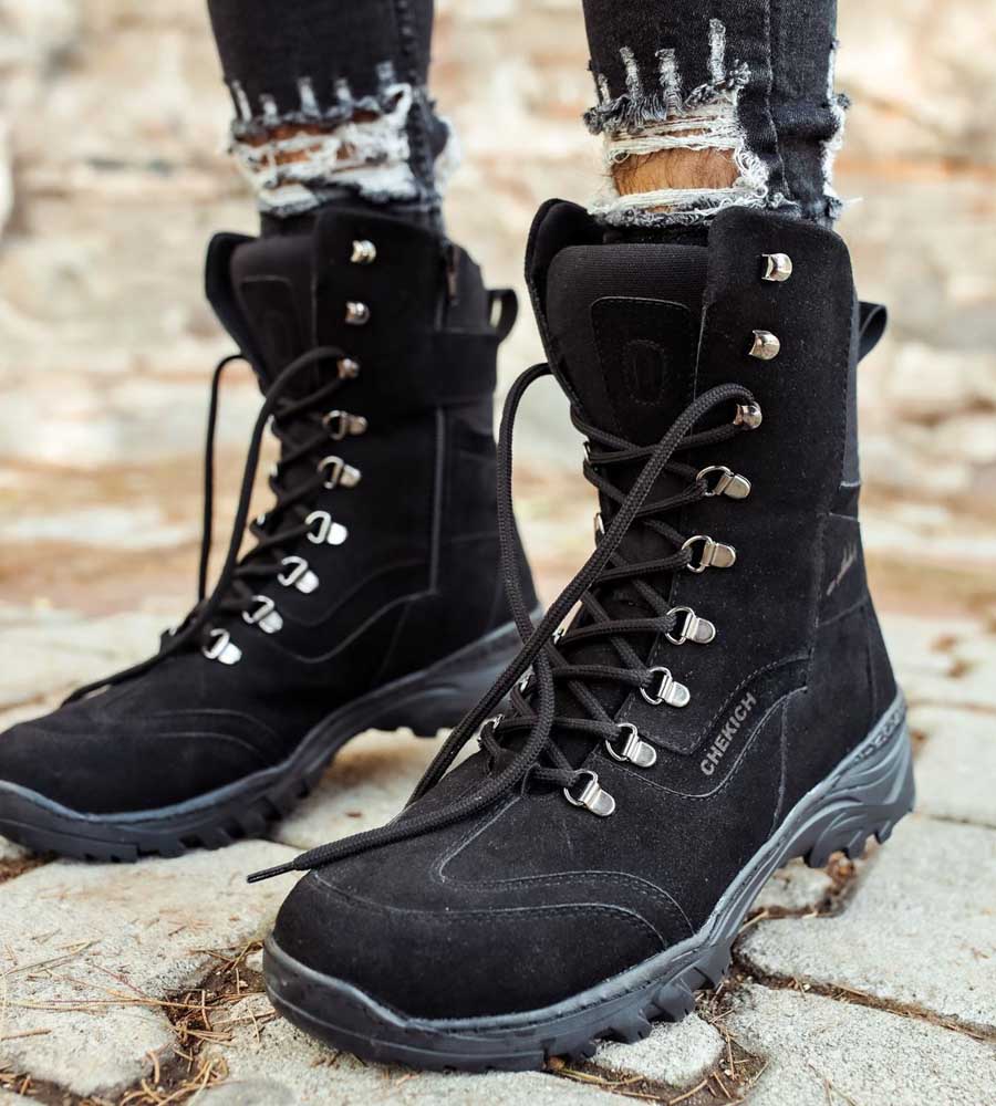 Men's boots suede C051