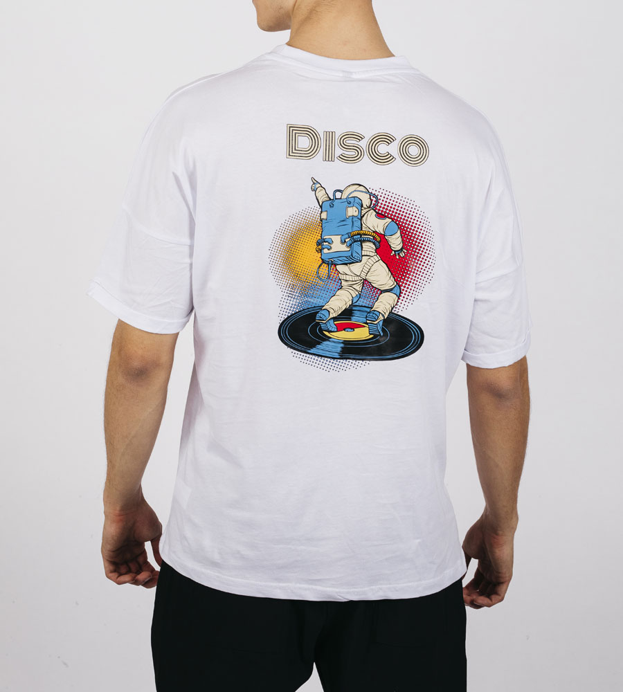 Men's Oversized T-Shirt -Disco- E5038