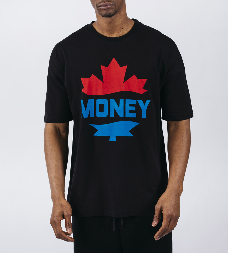 Men's Oversized T-Shirt -Money- E5137