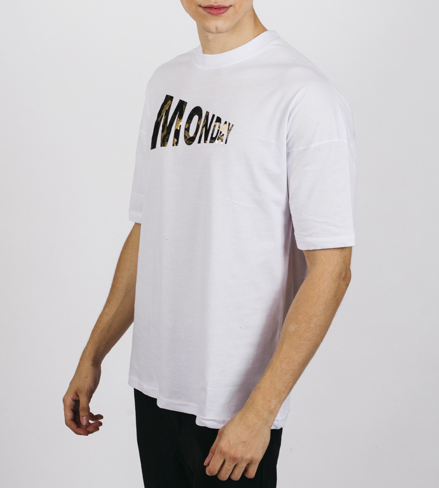 Oversized T-shirt ανδρικό -Monday- E5178