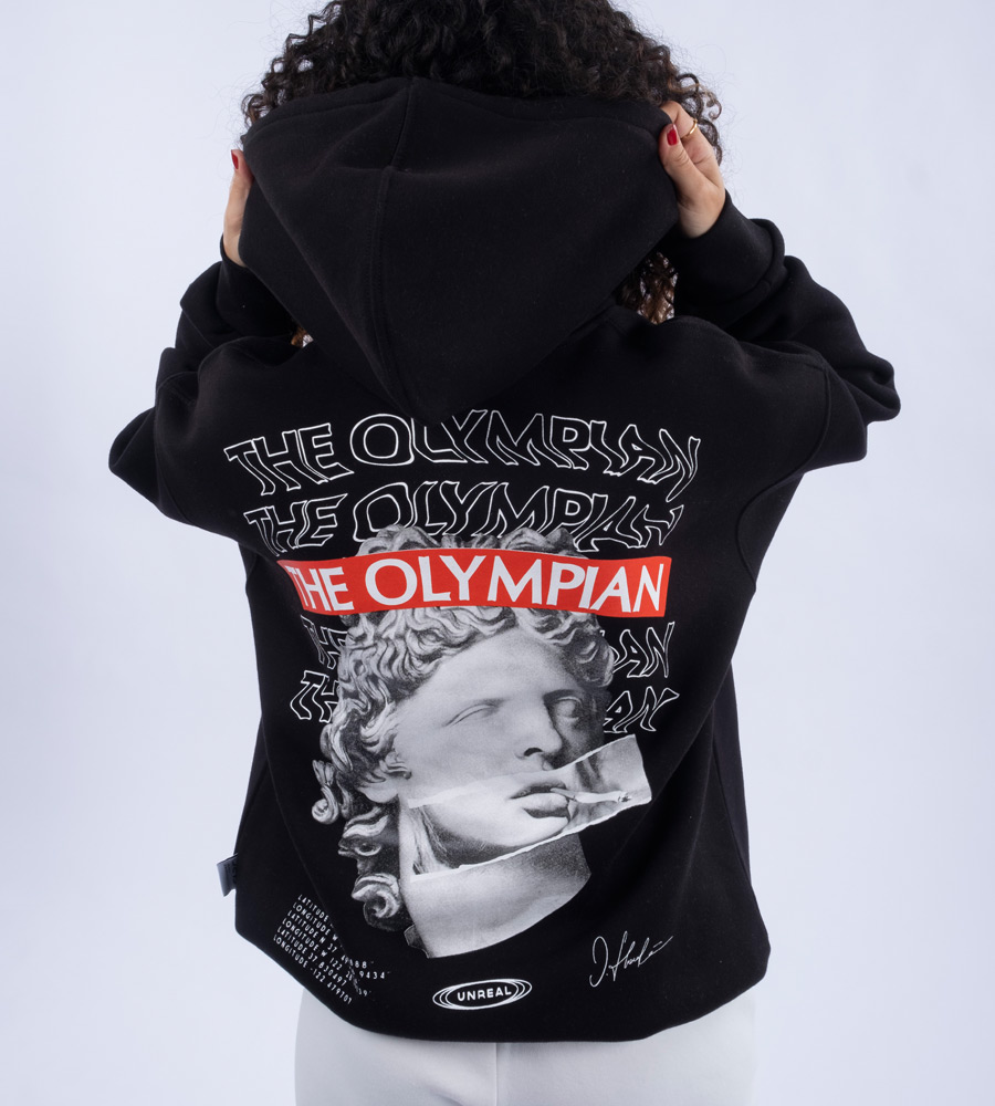 Μπλούζα φούτερ με κουκούλα -THE OLYMPIAN- TR333JA