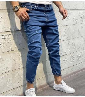 Παντελόνι jean ανδρικό με λάστιχο OSC6072