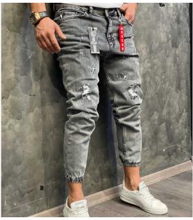 Παντελόνι jean ανδρικό με λάστιχο OSC6094