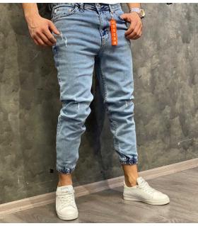 Παντελόνι jean ανδρικό με λάστιχο OSC6097A