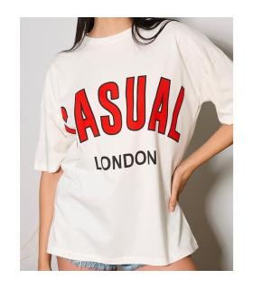 Oversize t-shirt -CASUAL- PB22062CH