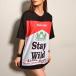 Oversize t-shirt -Stay Wild- PB22096CH: img 2