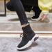 Sneakers μποτάκια κάλτσα με κορδόνια PB6216ID: img 1