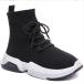 Sneakers μποτάκια κάλτσα με κορδόνια PB6216ID: img 3