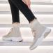 Sneakers μποτάκια κάλτσα με κορδόνια PB6216ID: img 2