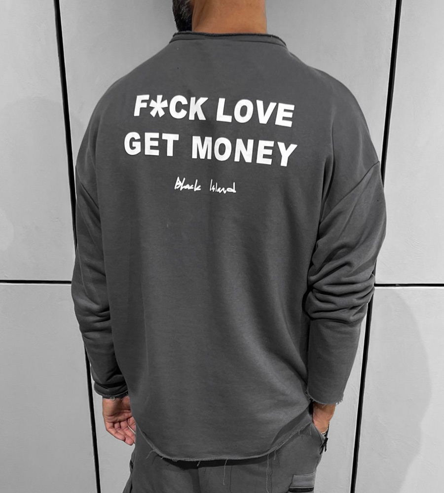 Μπλούζα φούτερ -Get Money- TR14680BL