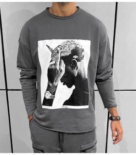 Men's sweatshirt -Get Money- TR14680BL