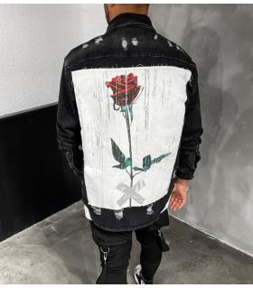 Men's jean jacket -Rose- TR15766BL