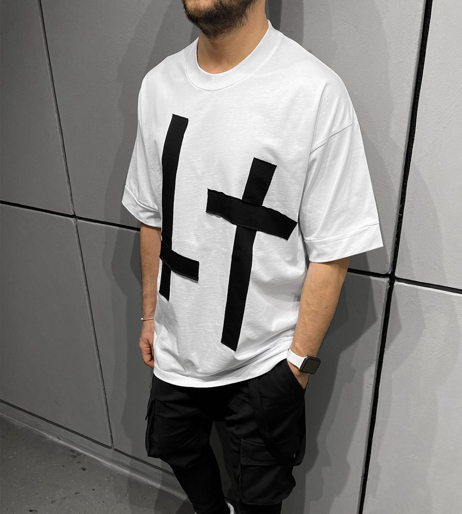 Men's T-Shirt -Cross- TR51399BL