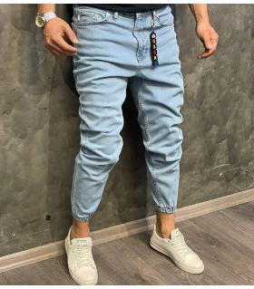 Παντελόνι jean ανδρικό με λάστιχο TR6115OSC