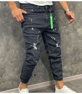 Παντελόνι jean ανδρικό με λάστιχο TR6128OSC