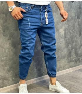 Παντελόνι jean ανδρικό με λάστιχο TR6129OSC