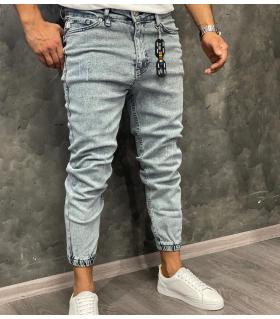 Παντελόνι jean ανδρικό με λάστιχο TR6138OSC