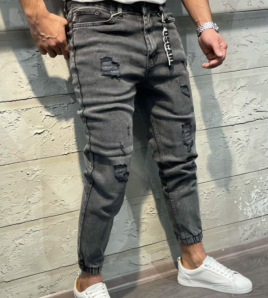 Jogger jean παντελόνι slash TR61522OSC