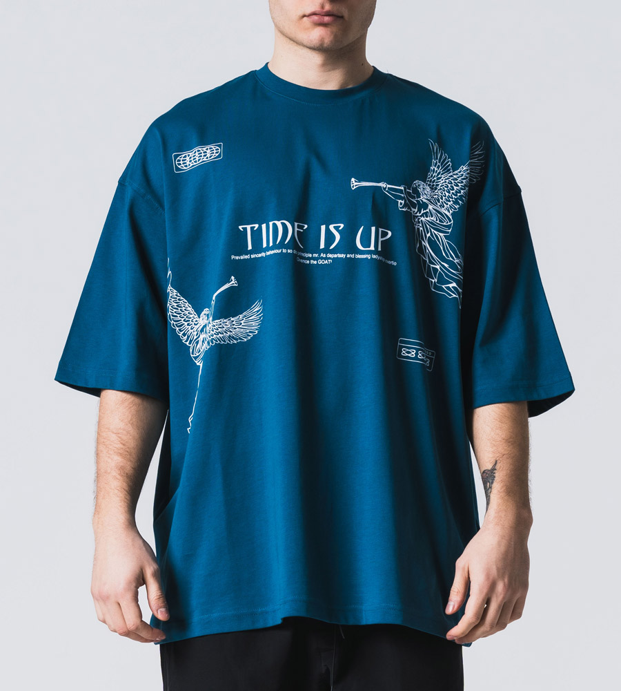 Oversized t-shirt -TIME IS UP- TRM0109