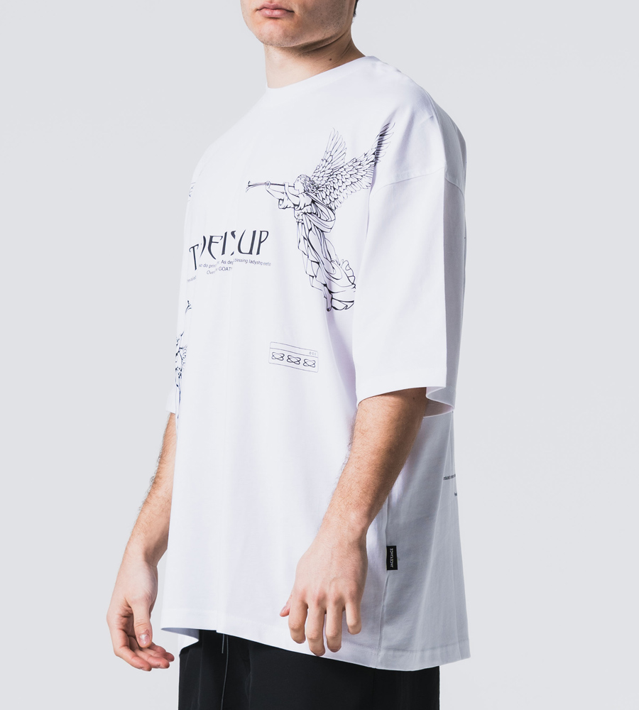Oversized t-shirt -TIME IS UP- TRM0109