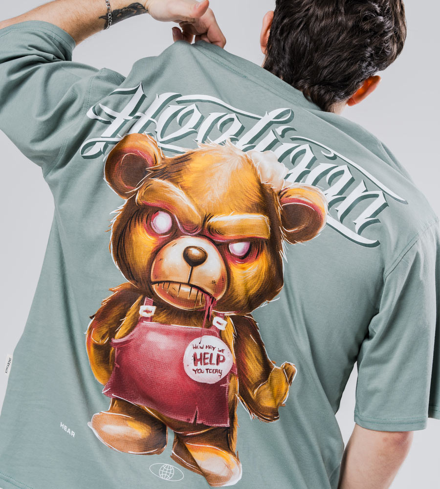 Oversized t-shirt -HOOLIGAN- TRM0150