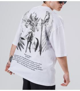 Oversized t-shirt -HEROES- TRM0156