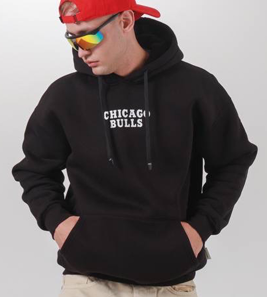 Μπλούζα φούτερ με κουκούλα -CHICAGO- TRM1185