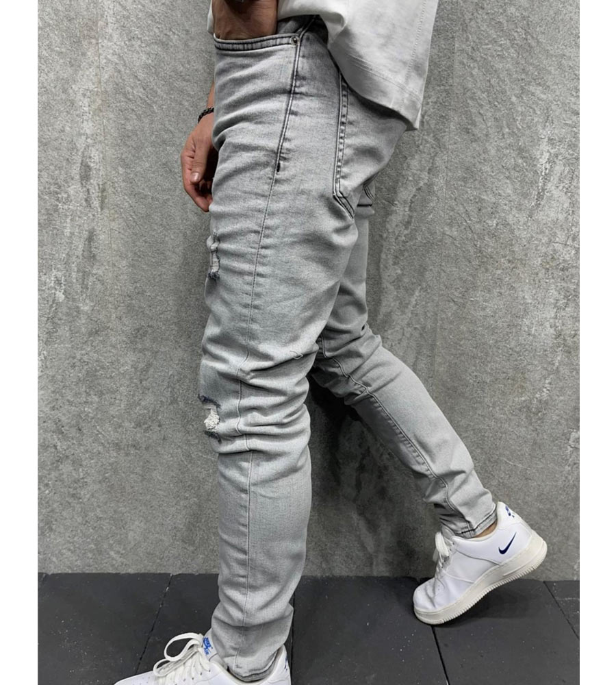 Skinny jean παντελόνι slash B6761